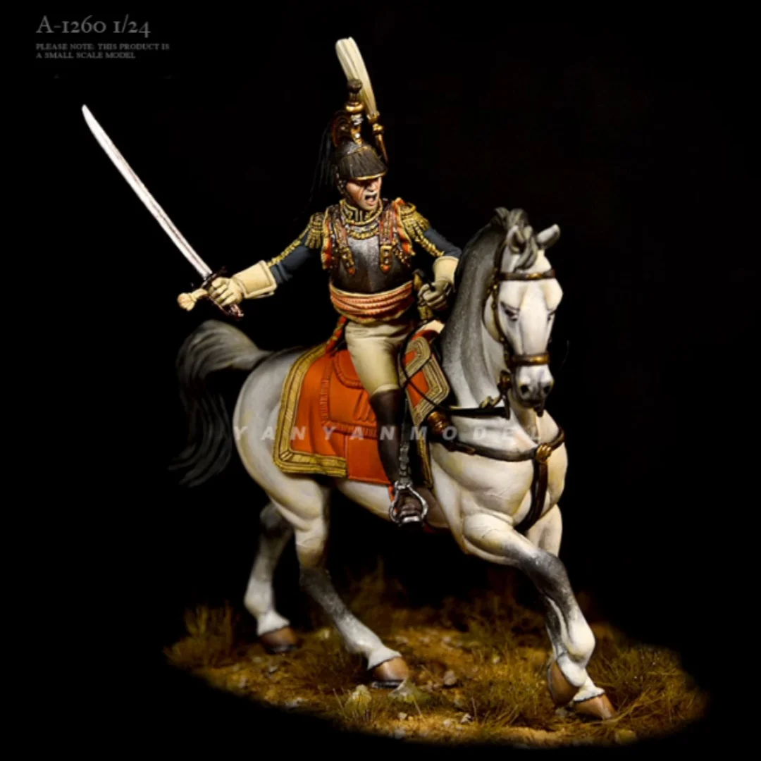 

Элитная кавалерия гвардей, фигурка из смолы, комплект модели 1/24, неокрашенная, в разобранном виде