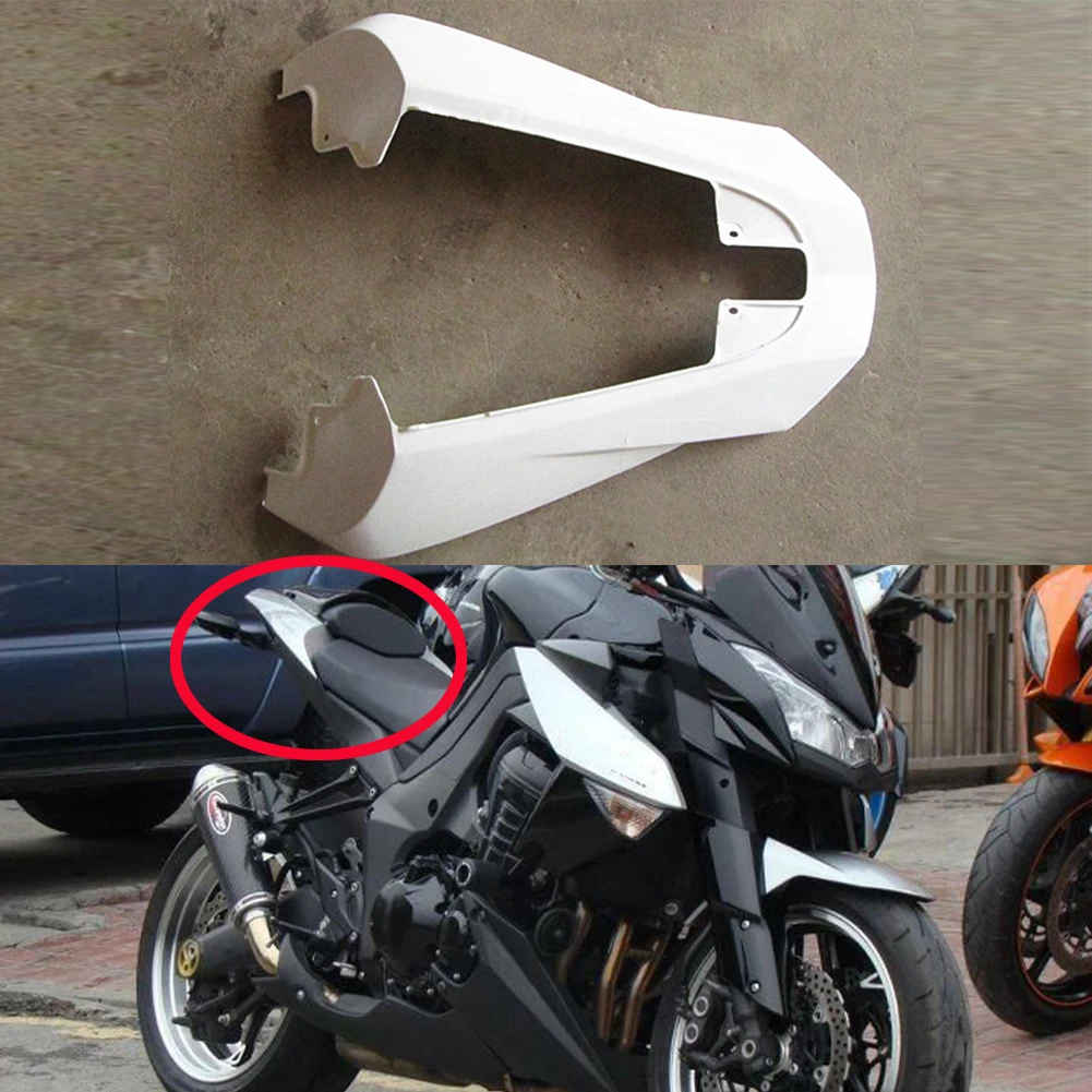 New Motorcycle Unpainted White Rear Tail Fairing For Kawasaki Z1000 2010-2013
