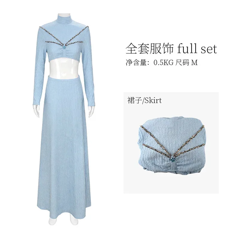 

Anime Fantasia Padme Cosplay Amidala Costume Women Outfits Halloween Carnival Suit Long Sleeve Dress Disguise Stage Weara;2,c'4,