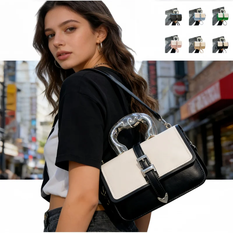 

Роскошная минималистичная сумка на плечо для женщин, стильная сумка через плечо, маленькая сумочка, осенне-зимняя мода