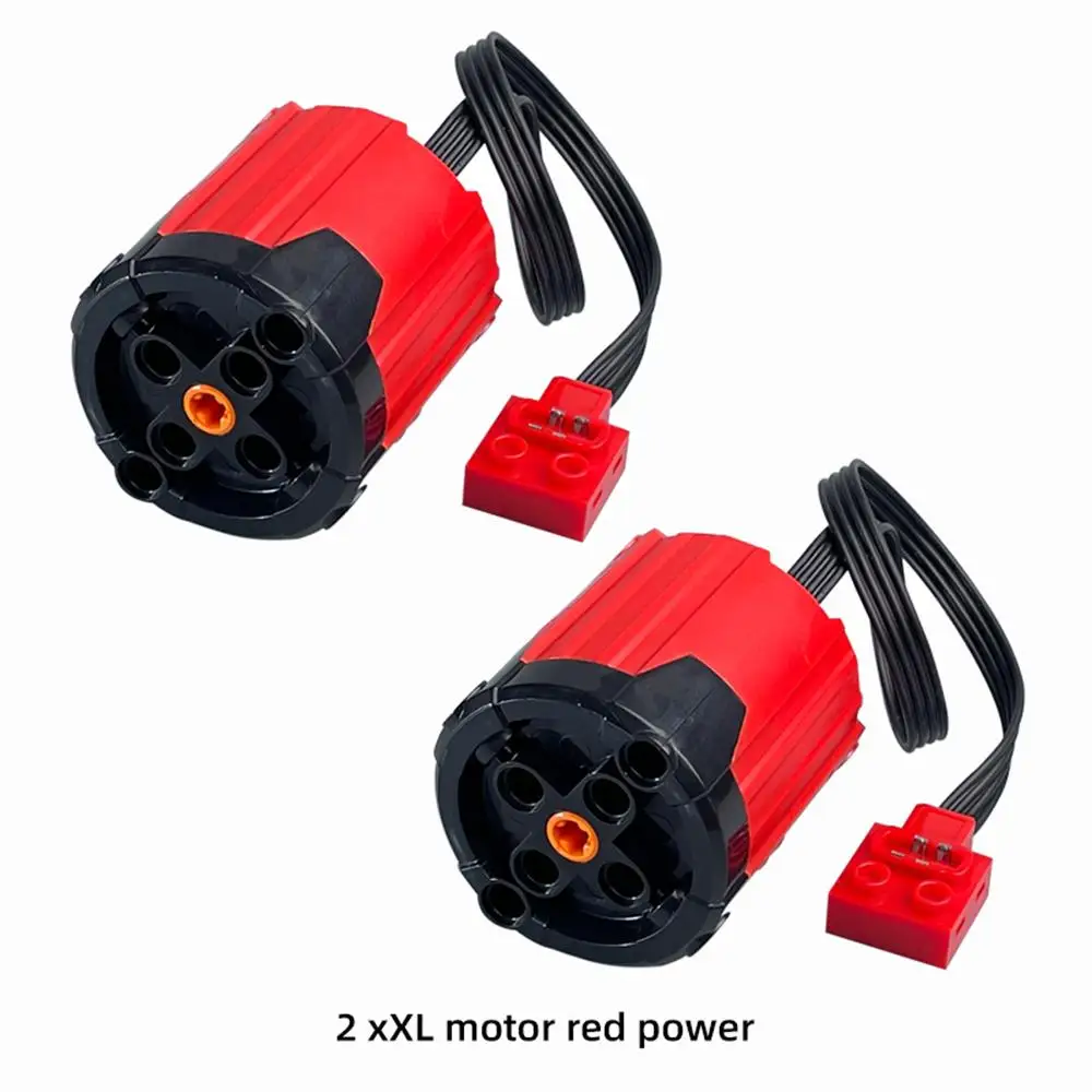 2025 nueva pieza técnica MOS rojo mejorado 8882 XL funciones de potencia del Motor DIY bloque de construcción para vehículo de ingeniería mecánica juguete