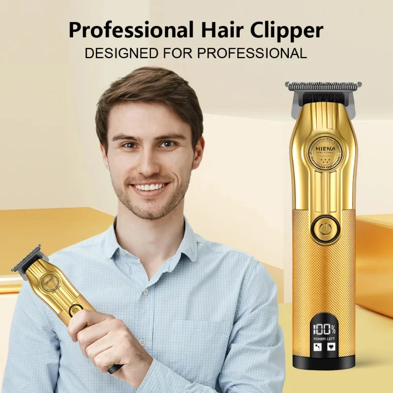 HI-601 Professional Hair Clippers  Men Hair Trimmer Rechargeable Barber Cordless Hair Cutting T Machine Shaver Trimmer