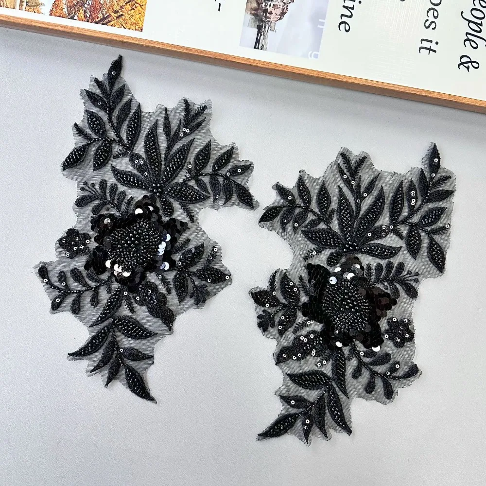 Lace Decals Three-dimensional Flower Accessories Clothing Wedding Dresses Lace Embroidery Pieces