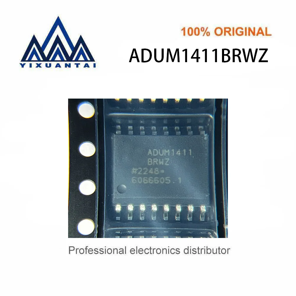 

5pcs/Lot ADUM1411BRWZ ADUM1411BRWZ-RL ADUM1411 BRWZ ADUM1411BRW【DGTL ISO 3.75KV GEN PURP 16SOIC】New and Original