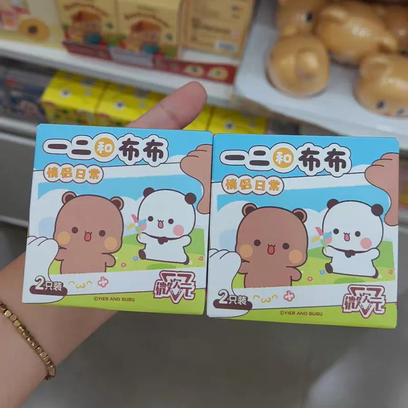 V3 신제품 오리지널 부부 팬더 커플 데일리 시리즈 블라인드 박스 3.0 부부 랜덤 블라인드 박스 인형 수집용 장난감 선물