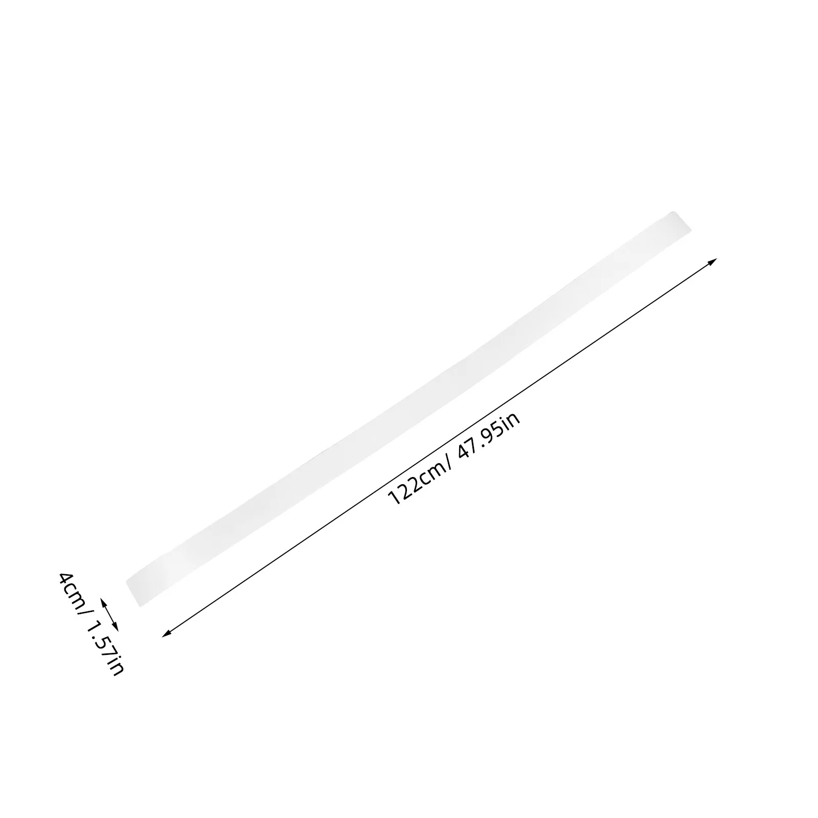 Flexible LED Strip Light Diffuser Acrylic Diffusion Panel Soft Light Scattering Sheet for Bedroom Living Room Ceiling Lamp