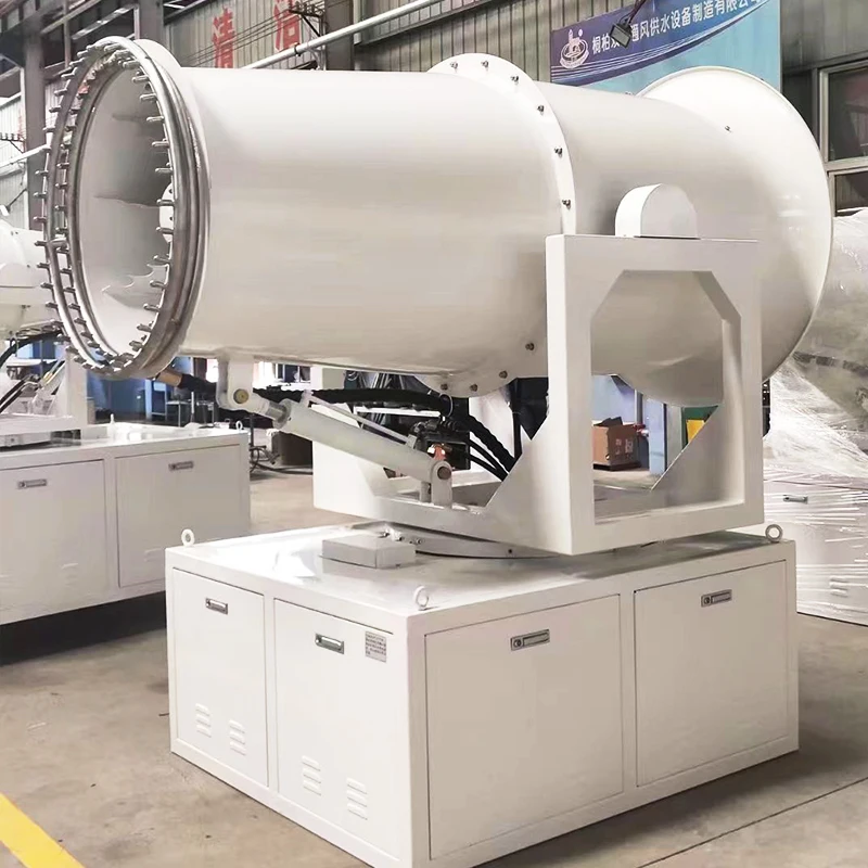 

30m 50m 100m Fog Cannon Mist Sprayer Dust Suppression Mobile Water Mist Cannon Unit For Warehouse Cleaning Work