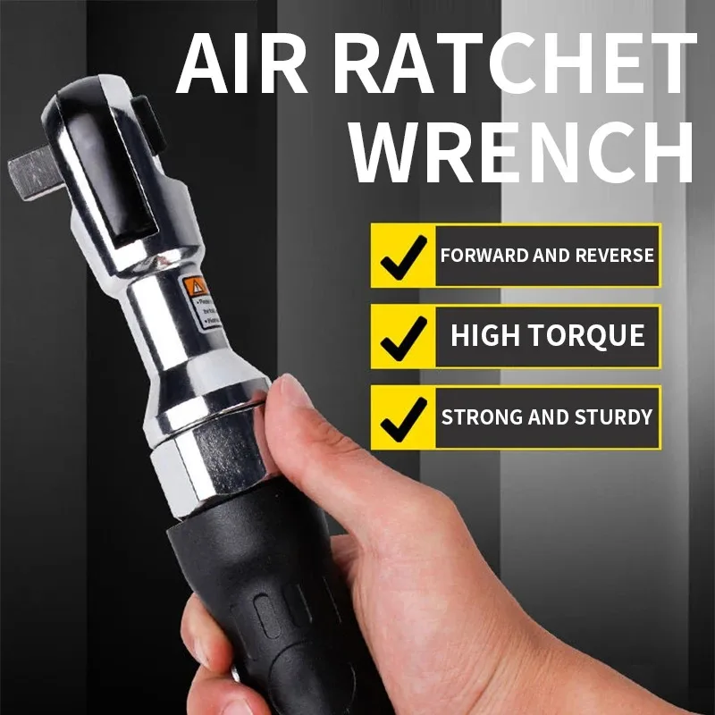 1/2 Air Ratchet Wrench Pneumatic Socket Wrench Large Torque Power Automotive Repair Pneumatic Tools 100N.m LA188100