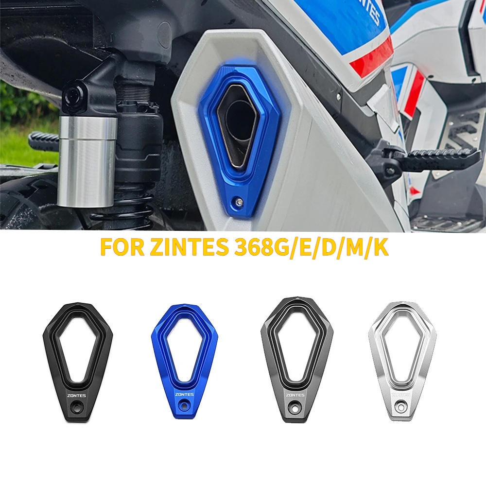 

For Zontes 368G 368M 368K 368D 368E 400G Exhaust Pipe Tip Cover Motorcycle Accessories System Protector 368G 368M 368K 368D 368E
