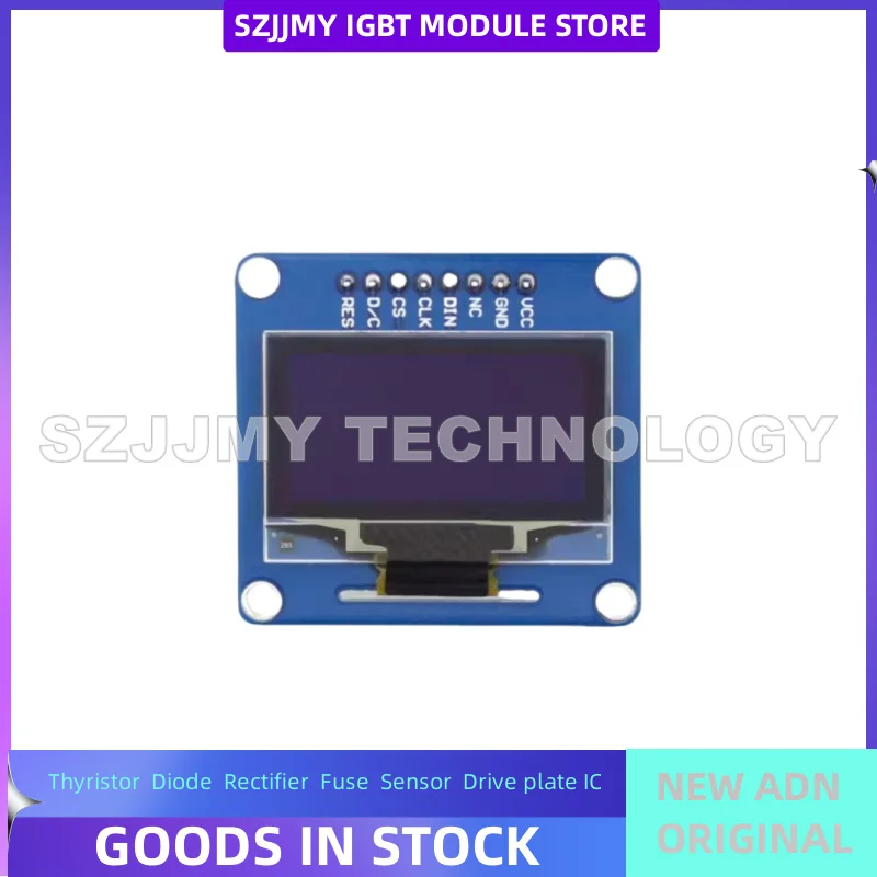 

Raspberry Pi 4B SH1106 1,3-дюймовый OLED-экран/модульный дисплей 12864 синий прямой контакт НОВЫЙ ОРИГИНАЛ НА СКЛАДЕ