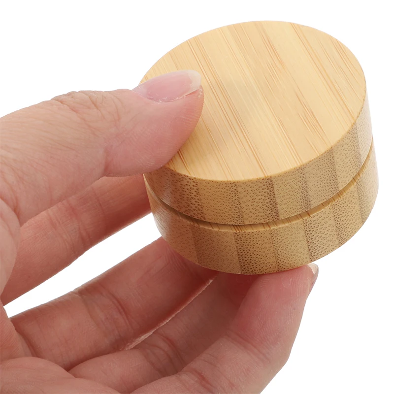 100Pieces Bamboo Bottle Cream Jar Nail Art Mask Cream Refillable Empty Cosmetic Makeup Container Bottle Storage Box