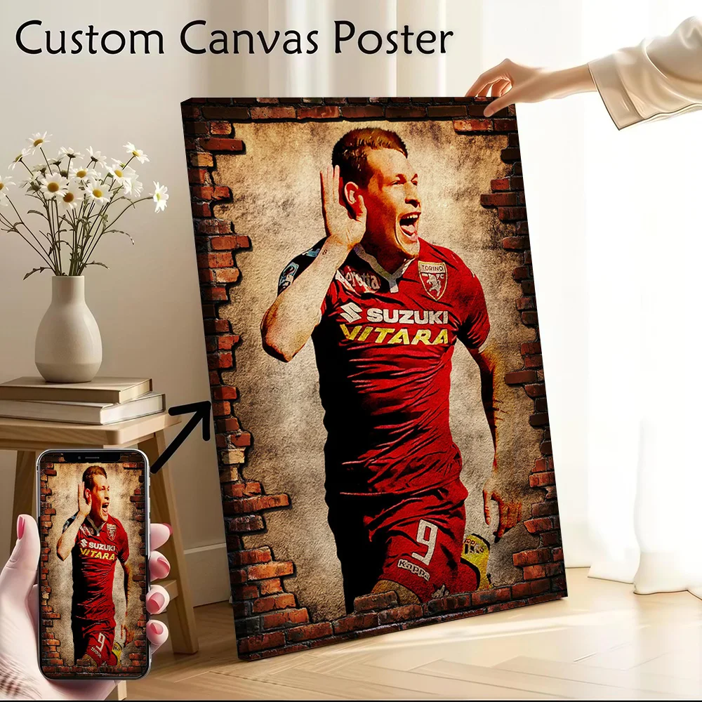 Andrea Belotti Canvas Poster Customizable Pictures Wall Art Canvas Painting for Specialty and Themed Home Decor Room Ornaments
