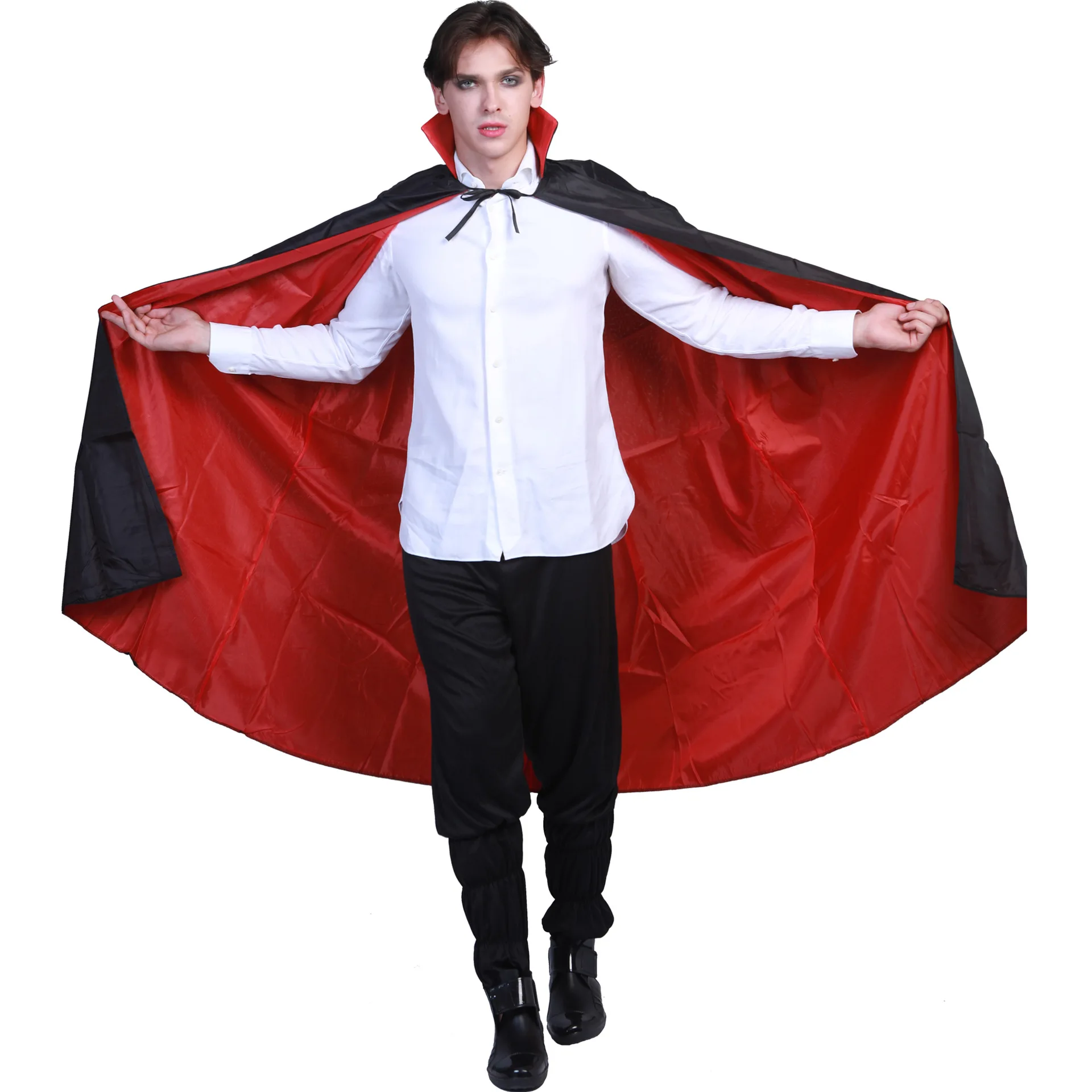 Volwassen Mannen Halloween Vampier Mantel Kostuums Dracula Scary Cosplay Purim Carnaval Parade Nachtclub Bar Rollenspel Show Party Jurk