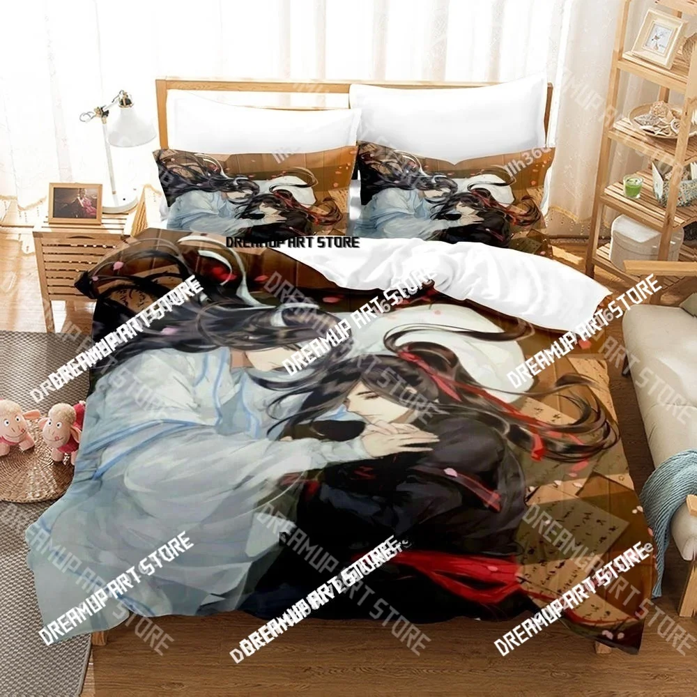 3D Print Mo Dao Zu Shi The Grandmaster of Demonic Cultivation Bedding Set Single Twin Full Queen King Size Bed Set Kids Bedroom