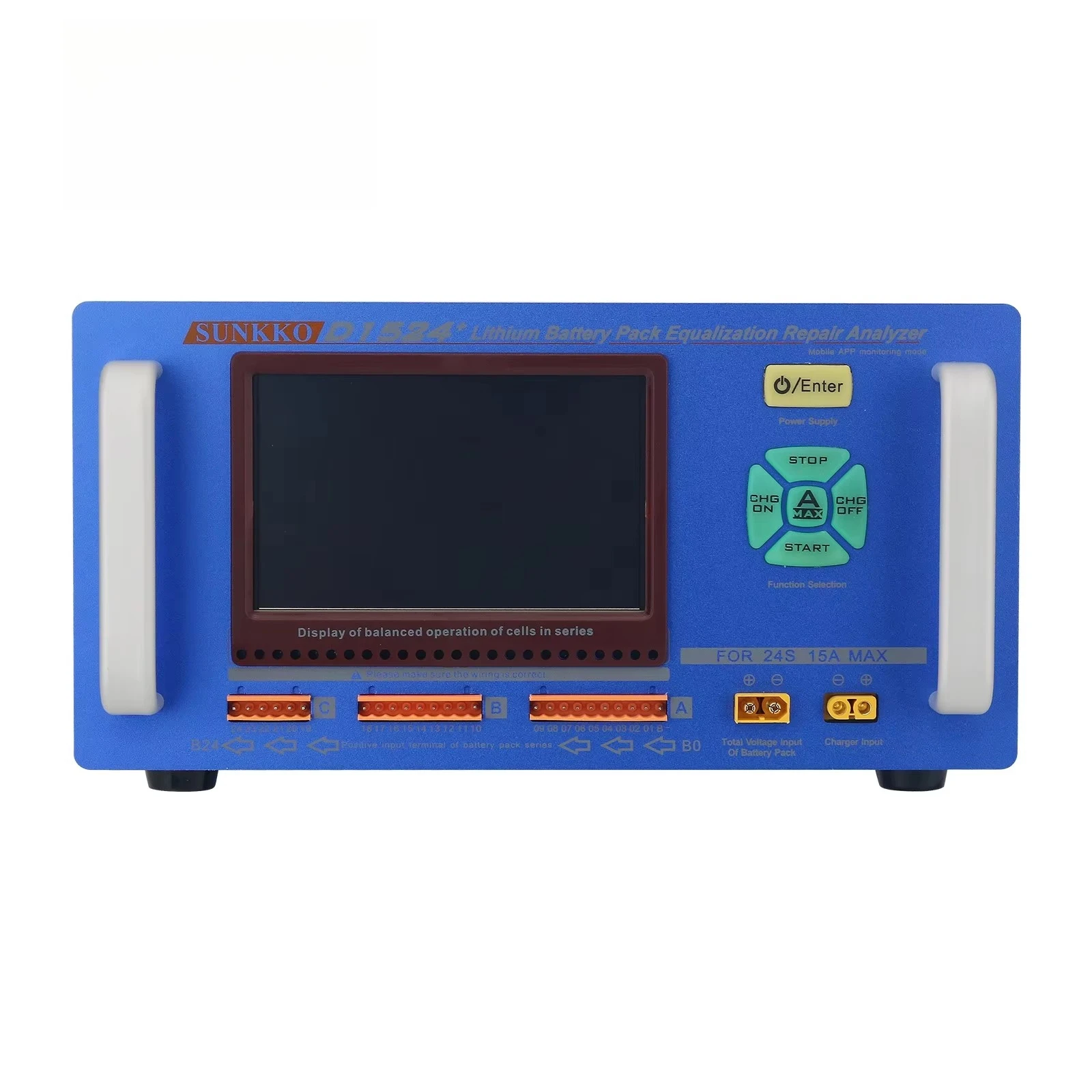 TZT SUNKKO D1024 10A High Current Lithium Battery Pack Equalizer and Analyzer 2S-24S Voltage Controller Batteries Balancer
