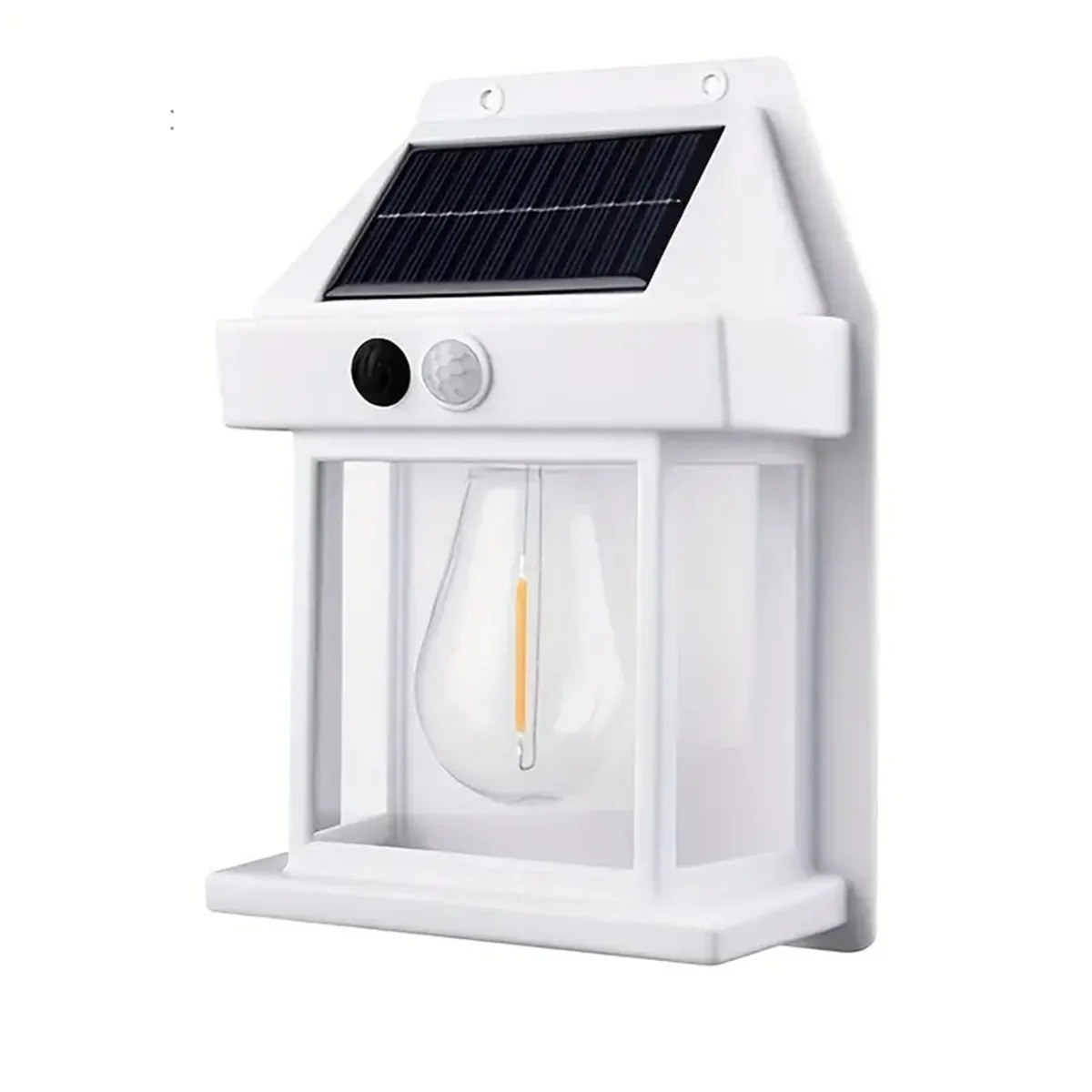 Solar Lights Outdoor, Dusk to Dawn Solar Wall Sconce Motion Sensor, 3 Lighting Modes Waterproof Solar Security Wall B