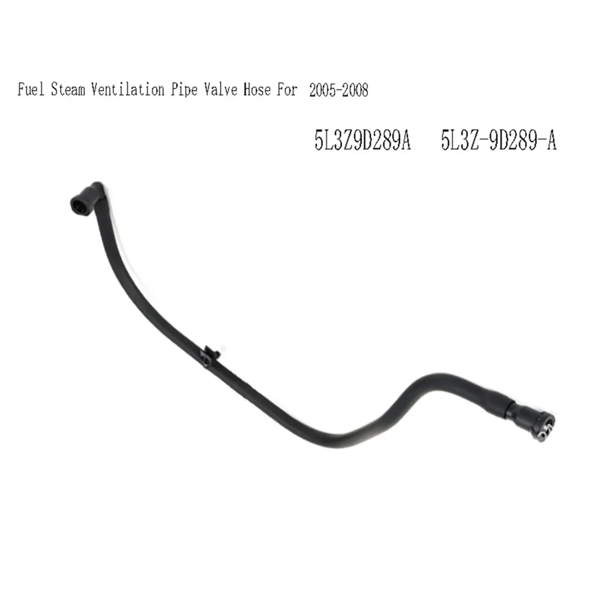 #82A Automotive Parts & Accessories,Fuel steam ventilation pipe (Black)