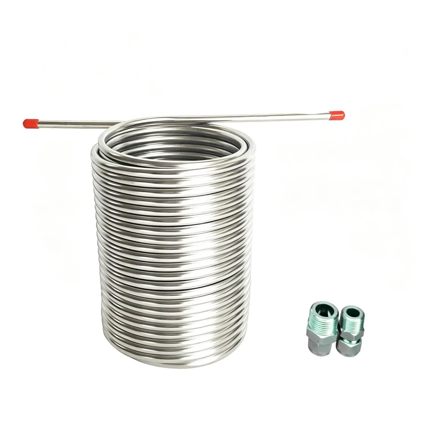 Immersion Chiller Food Grade Immersion Tubing Stainless Steel Tubing Coil for DIY Equipment Wood Burning Tub Brewing Equipment