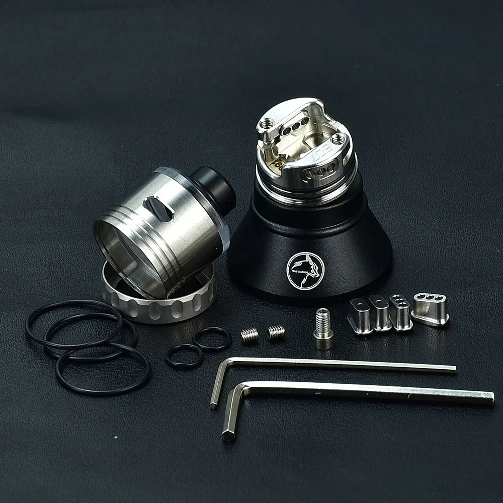 Skyfall Style RDA 316ss Atomizador de goteo reconstruible de bobina única de 22 mm de diámetro con Pin BF RDA Armor S ring vs aston 22 mm rda
