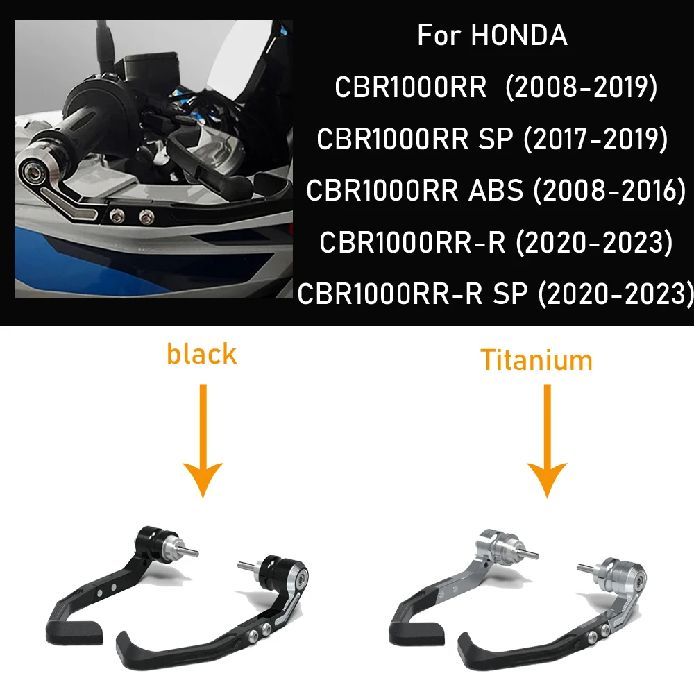 

Motorcycle Handlebar Brake Clutch Lever Protective for HONDA CBR1000RR CBR1000RR-R Fireblade 2008-2023