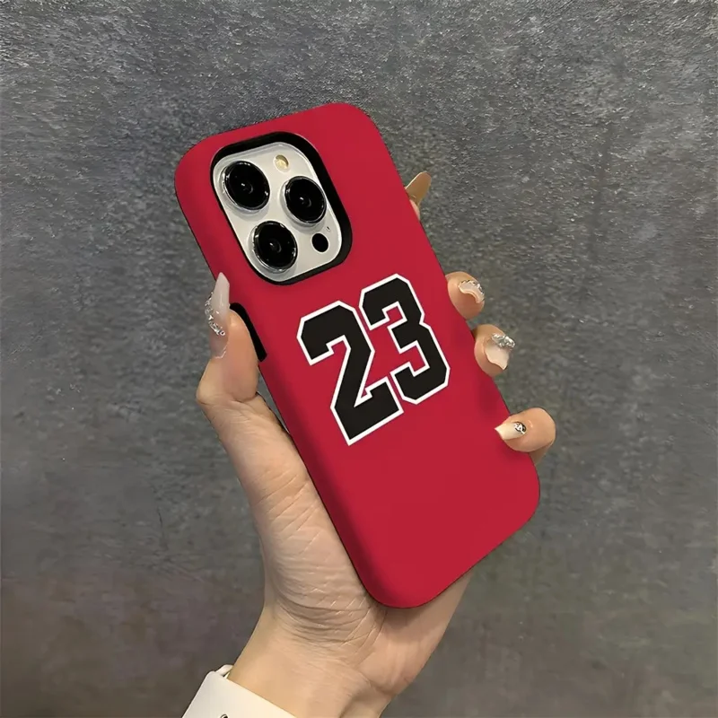 

Двухслойный чехол для телефона Basketball Star, прочный противоударный чехол для iPhone 17, 16, 15, 14, 13, 12, 11, 8, 7 X XS XR SE