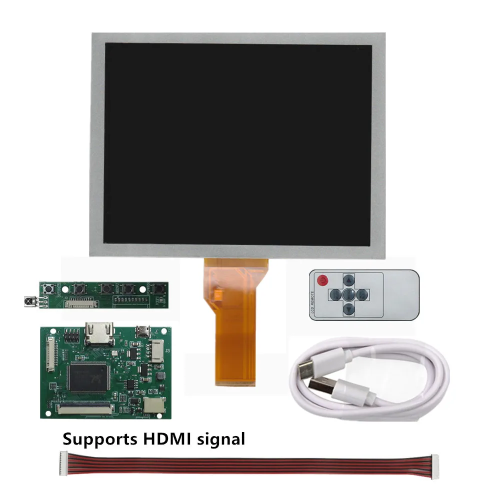 

8-inch 4:3 LCD display screen driver control board portable monitor game console screen mini computer display module