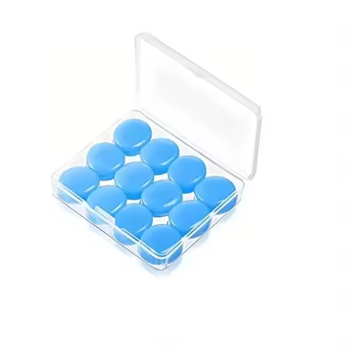 12PCS Silicone Ear Plugs Noise Reduction Sleep Anti Canceling Sound Insulation Earplug Protection Sleeping Reusable Ear Plugs - Image 8