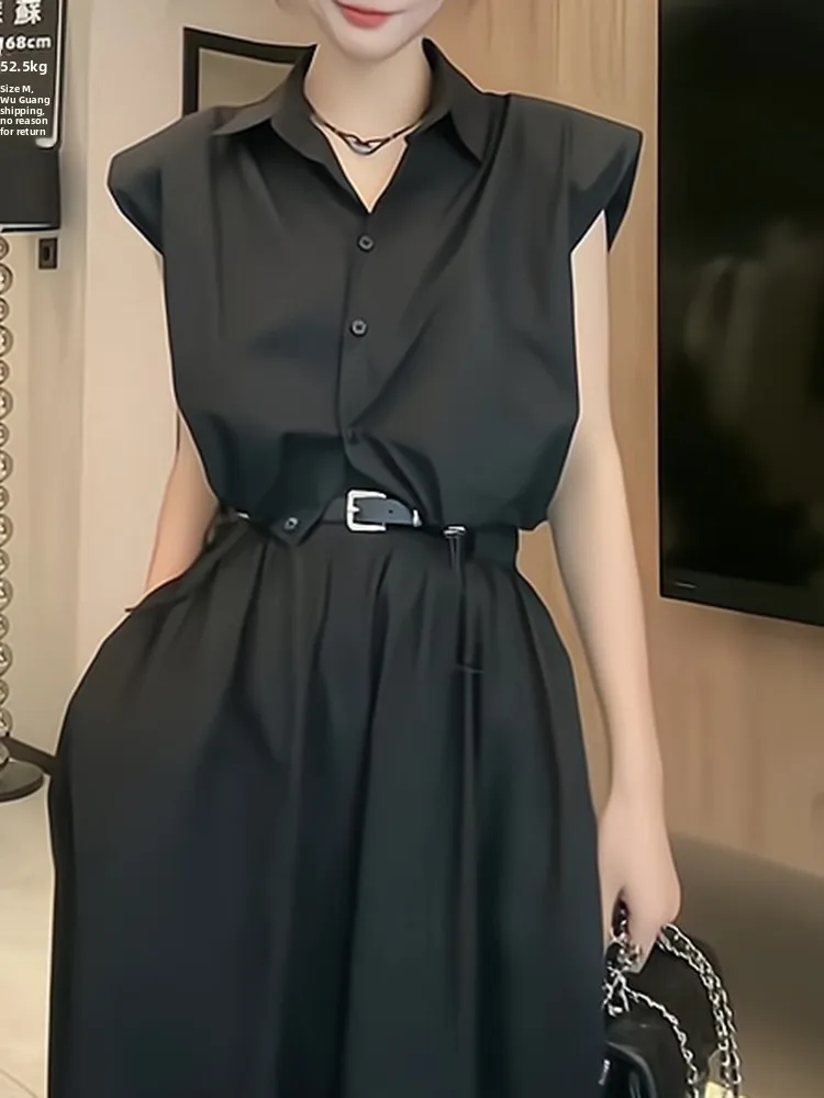 

Женская летняя свободная универсальная футболка Ele Bla Slimming Hem Dstring в корейском стиле для повседневной носки