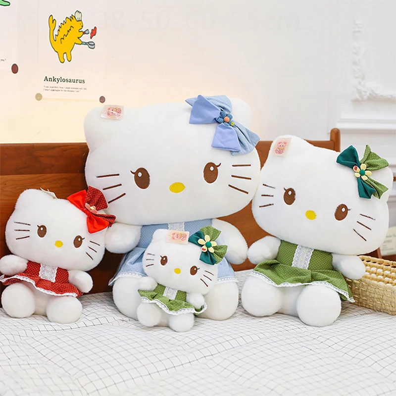 

Sanrio Hello Kitty New Plush Stuffed Doll Pillow Cushion Super Soft Cute Toy Export Birthday Gift for Girls Kids Children