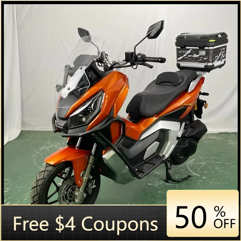 Rs EPA supports ADV200cc K29 air-cooled engine EFI system, disc brakes, top speed 105 km/h motorcycle with trunk