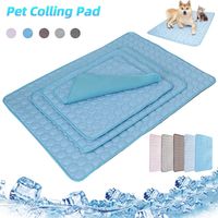 Kids and Adults EZ Clean Car Sofa Puppy Blanket Water Absorption Dog Bed Ice Silk Pet Cooling Mat Cat Sleeping Pad