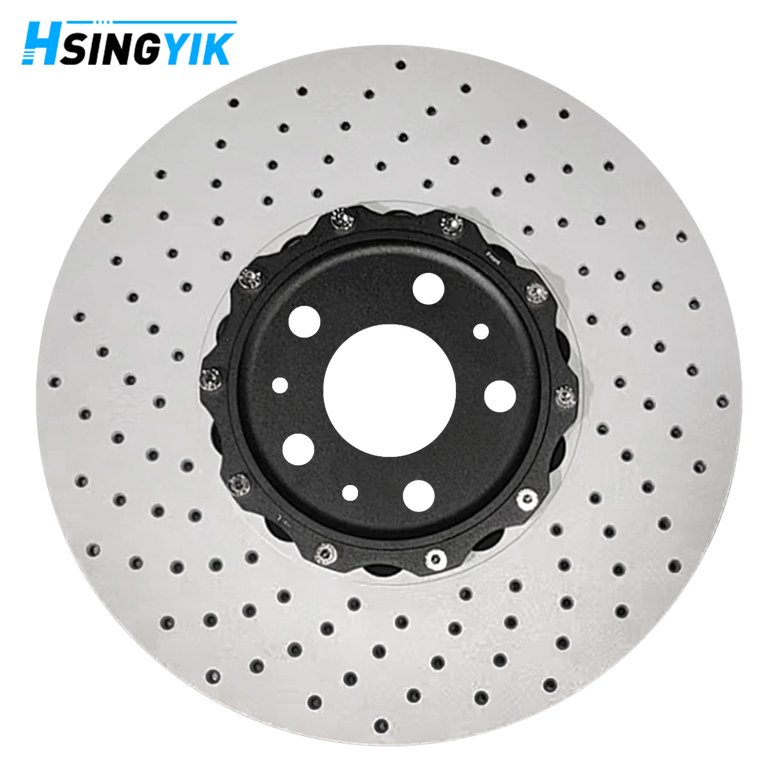 2280579 84023643 OEM Front Carbon Ceramic Brake Converted To Steel Brake Disc Rotor For Chevrolet Corvette C6 ZR1 Z06 394MM