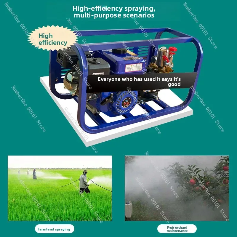 Three Cylinder High Pressure Electric Pesticide Sprayer 26 Type 60 Type for Agricultural Farm Crop Spraying Machine