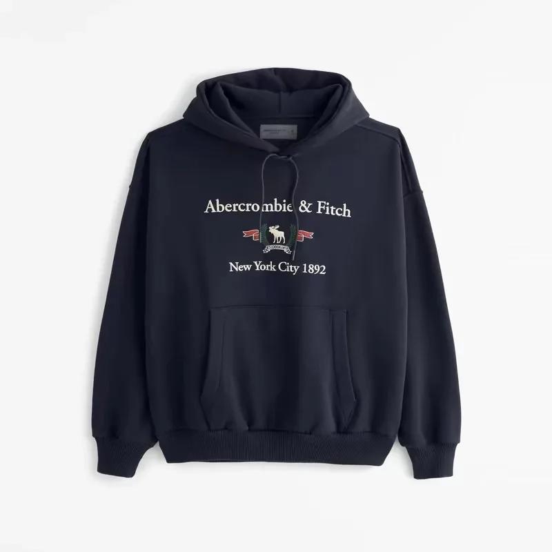 

European and American Luxury Letter-printed Sweater Men's Hoodie 2024 Women's Pure Cotton Elastic Soft Plus Size Sports Hoodie