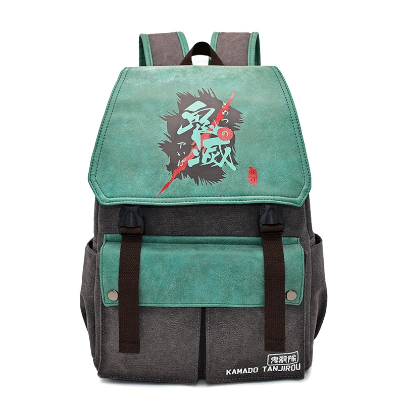 2025 Anime Demon Slayers Zaino Creativo Tela di alta qualità Agatsuma Zenitsu Kamado Tanjirou Zaino popolare regalo per i fan