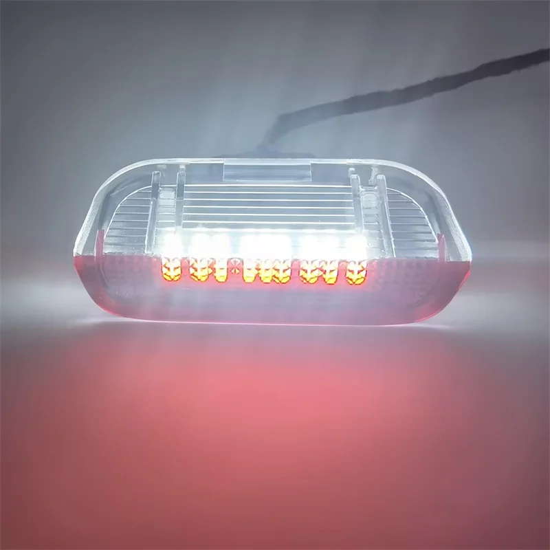 4PCS LED Origin Door Warning Light interior LAMP LIGHTS+Cable WIRE For Golf Jetta MK5 MK6 Passat B6 B7 CC TIGUAN 3AD 947 411