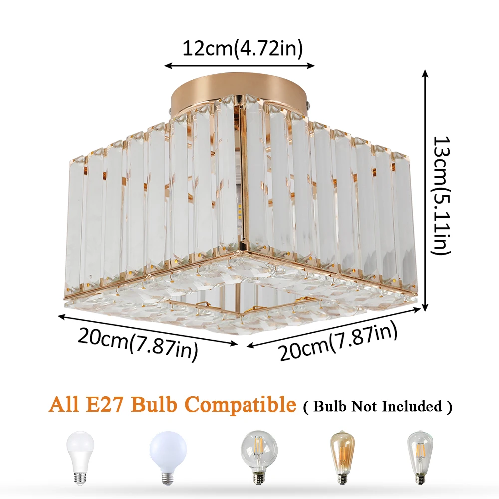 Moderne kristallen hanglamp kroonluchter luxe led-plafondlamp keukeneiland home decor armaturen verstelbare hangende glans - afbeelding 1