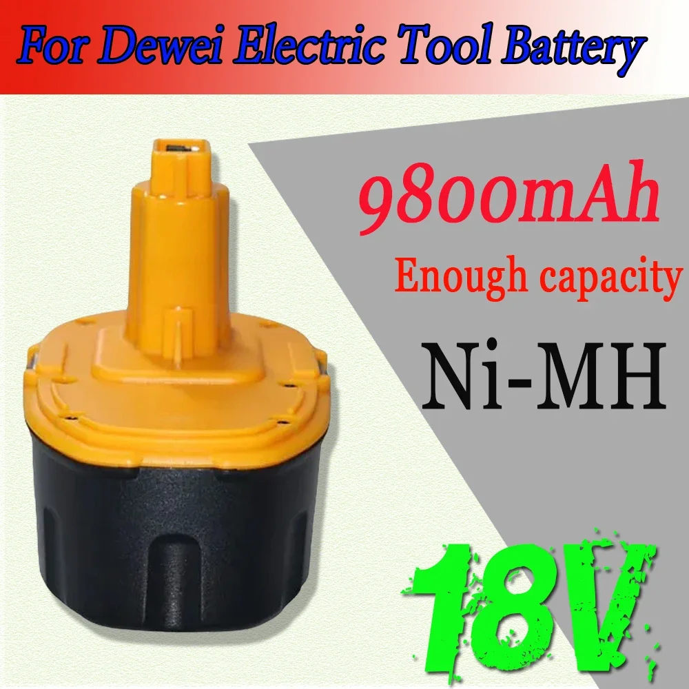 Original 18V 9800mAh Ni-MH Power Tool for Dewalt DC9096 DE9039 DE9095 DW9098 DE9503 DW9096 Replacement Battery L30