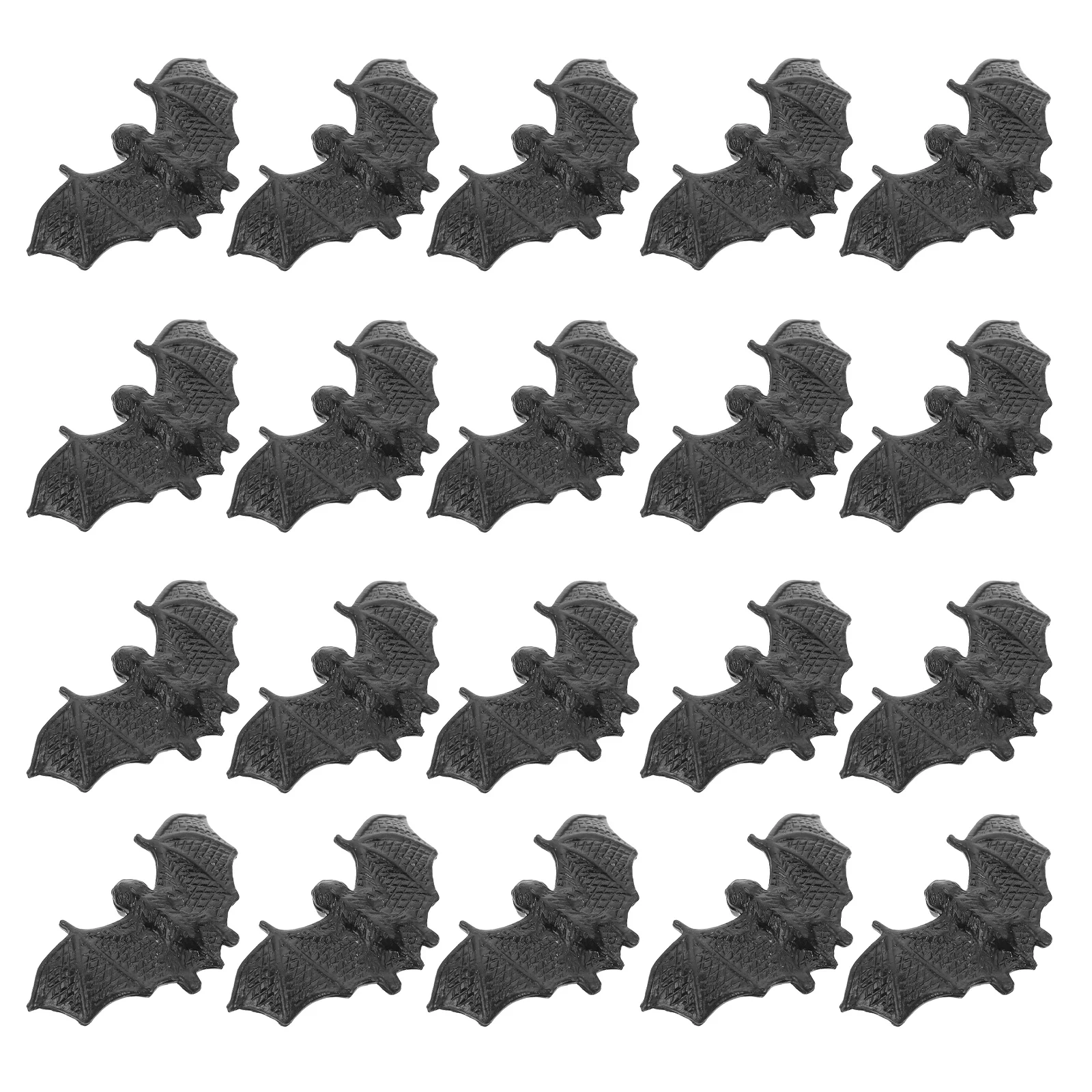 100 Pcs Mini Bat Halloween Party Supplies Bulk Toys Decorative Multi-function Little Vacation for Kids Lovely Plastic