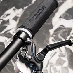 KCNC Bicycle Handlebar Grip Lightweight EVA Material Aluminum Alloy Lock Ring 55g For Brompton Folding Bicycle Mountain Bike