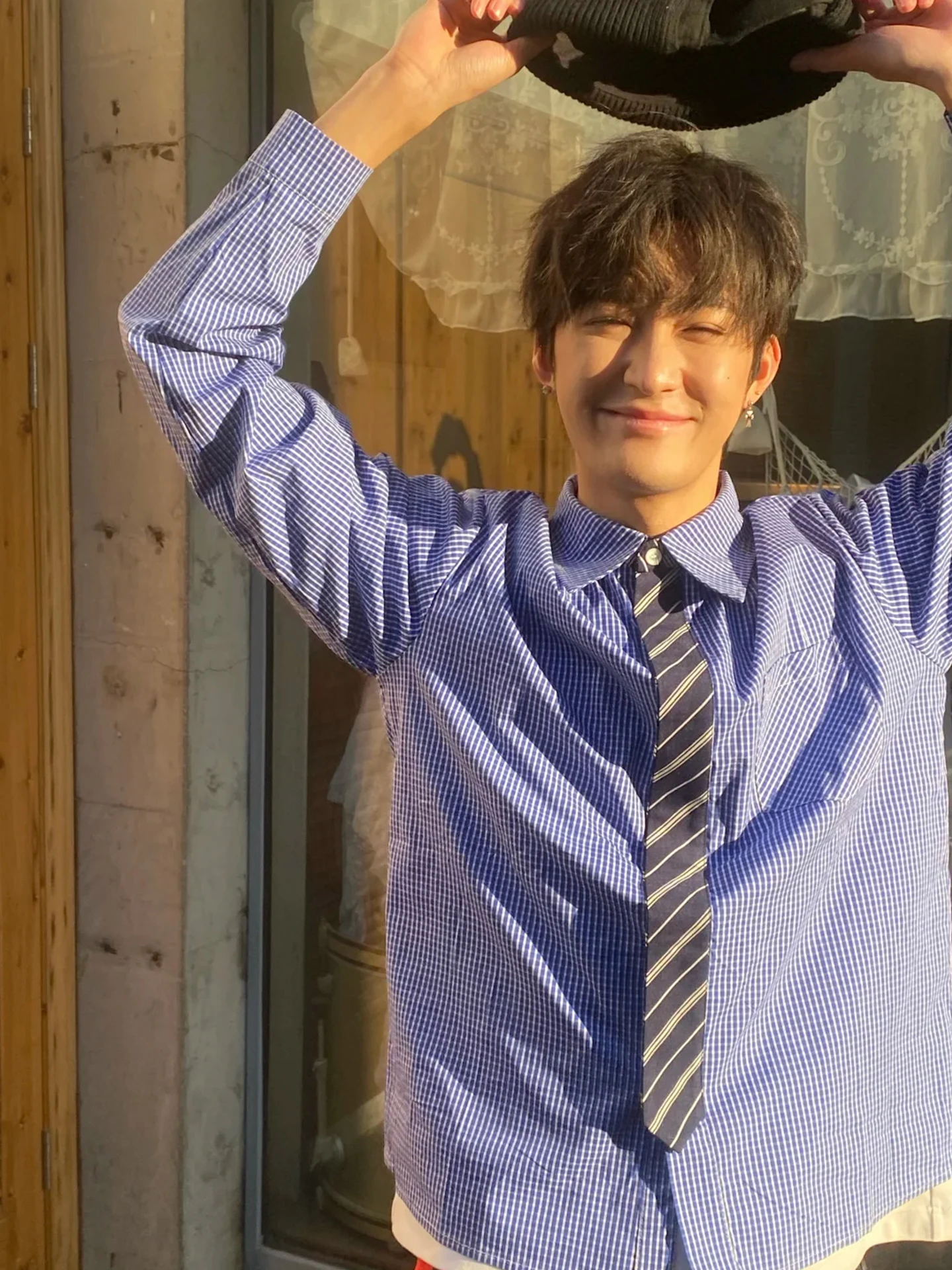 

Мужская рубашка в американском ретро-стиле в клетку с длинным рукавом, весенняя, для многослойного ношения, в студенческом стиле, с цветными блоками и дизайном в стиле пэчворк