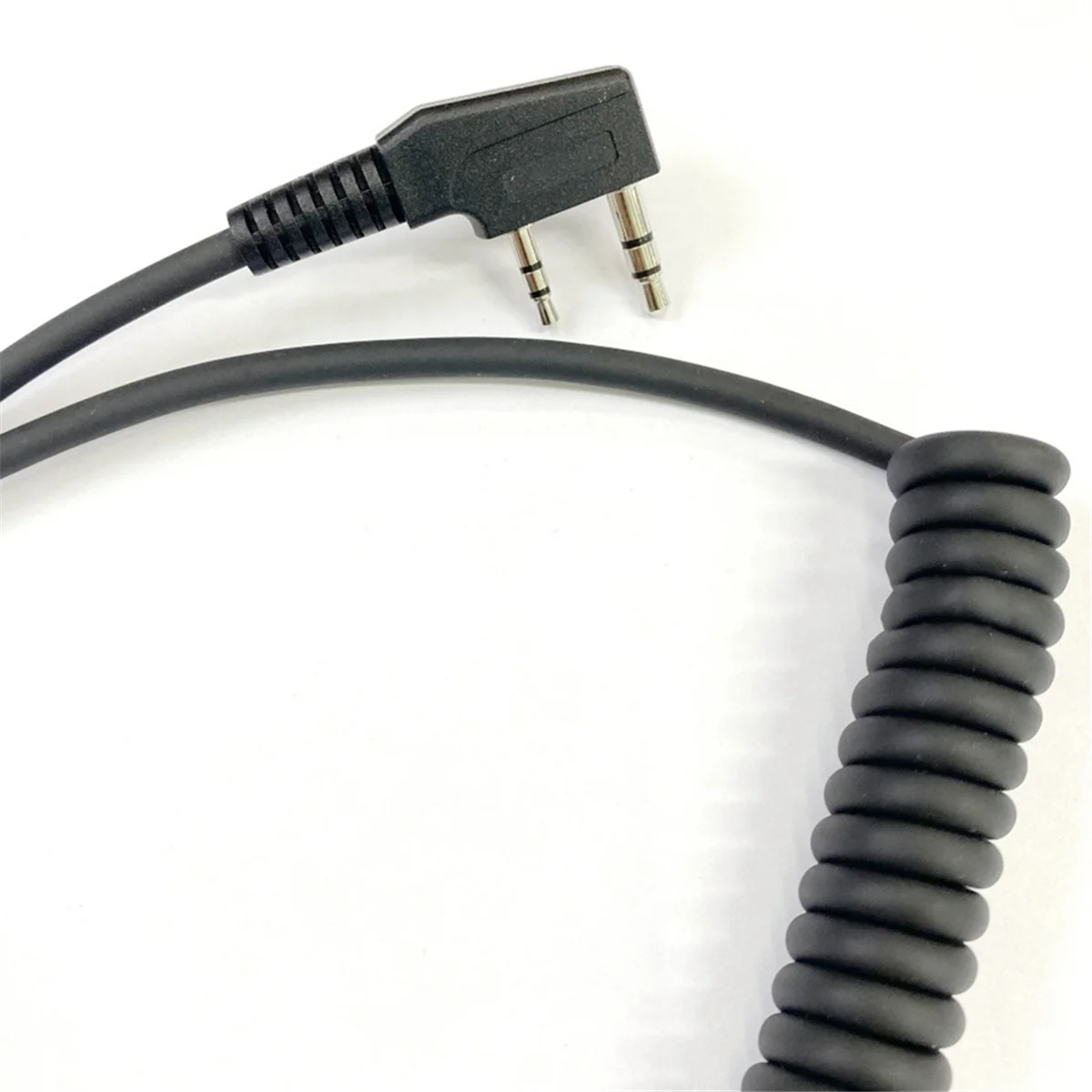 ABGN Walkie Talkie Mikrofonkabel Ersatzkabel K-Stecker Mikrofonkabel Walkie Talkie Zubehör DIY Universal Walkie Talkie