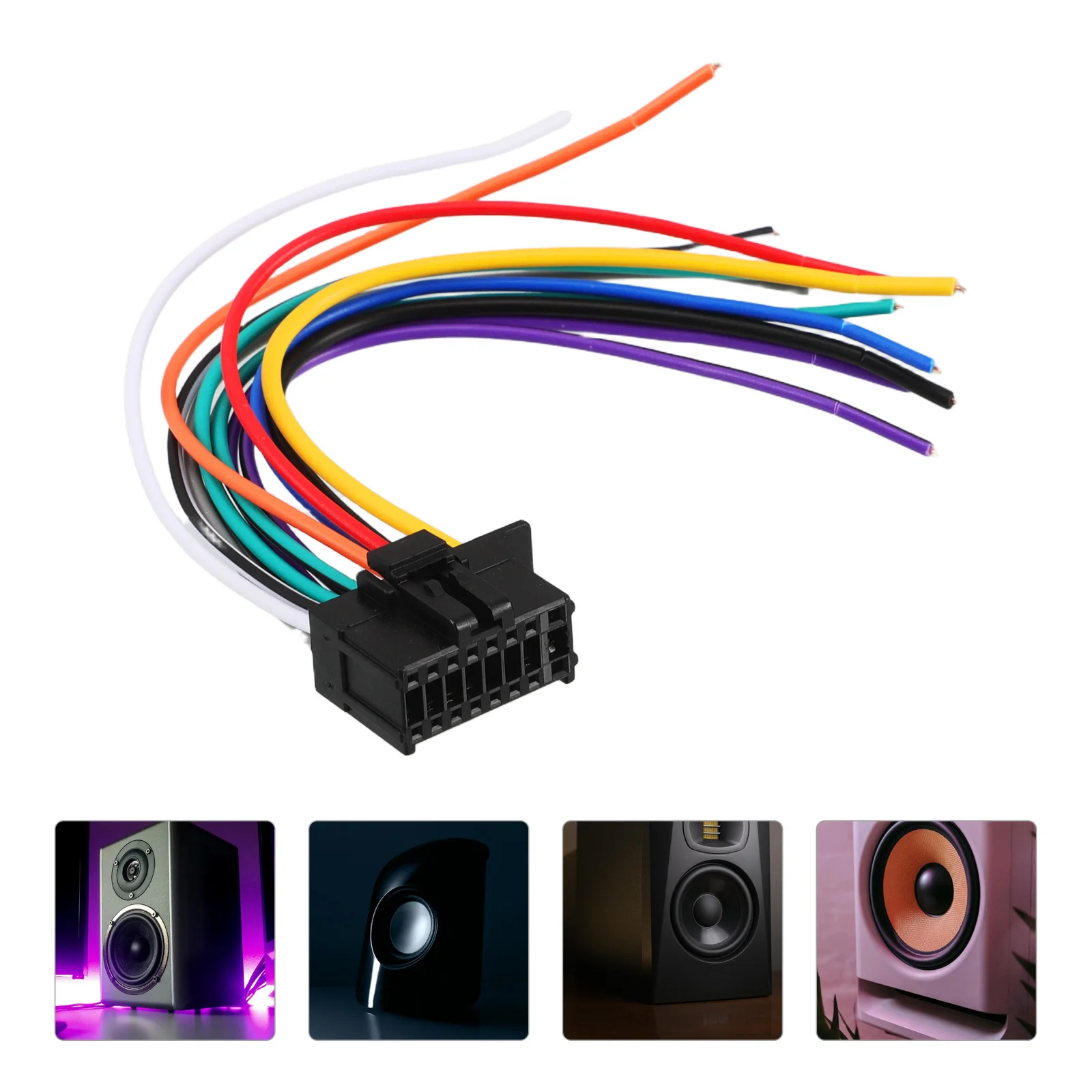 

Vehicle Radio Stereo Wire Harness Connector Adapter Radio Receiver Replacement Compatible Pioneer Car Audio Wiring Harness