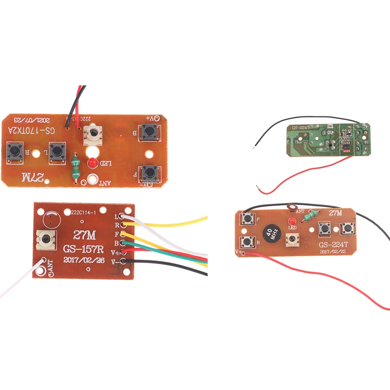 

1 комплект печатной платы 40 м 4CH PCB прием модуля контроллера для радиоуправляемых автомобильных аксессуаров DIY RC самолет игрушка с дистанционным управлением