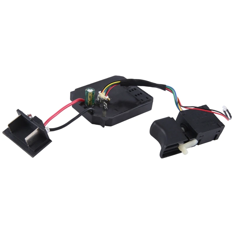 DTA5 10X Brushless Electric Wrench Control Board+Switch for Dayi 2106/161/169, 18V 21V Angle for Grinder Drive Plate, 5.3x6.3CM