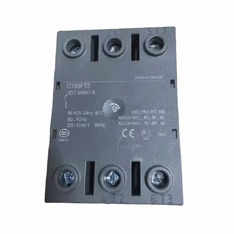

Совершенно новый оригинальный изоляционный автоматический выключатель OT80FT3 в наличии.