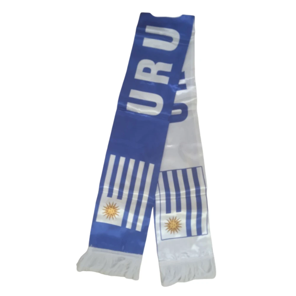 Fast Delivery 100% Stain Double Side Printing National Uruguay Uruguayan Flags Scarf