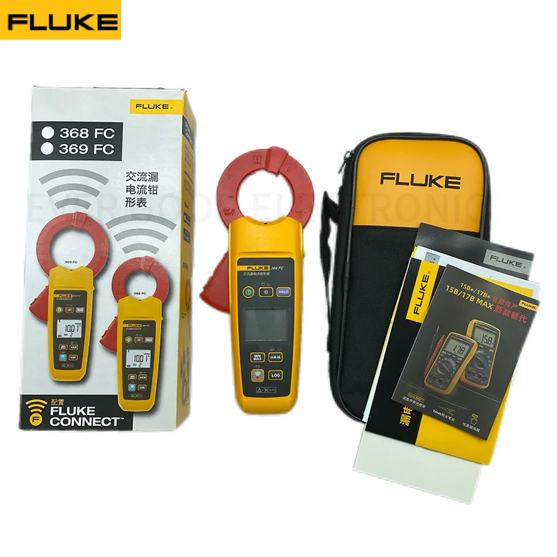 Fluke 368FC 369FC AC/DC Current Clamp Meter Micro Ampere True RMS Leakage Current Clamp