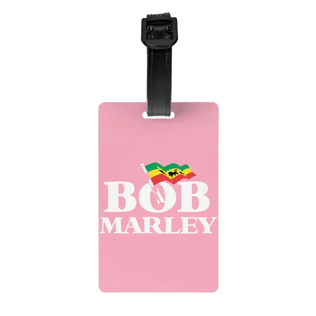 

Custom Jamaica Singer Reggae Rock Bob Marley Luggage Tag Privacy Protection Baggage Tags Travel Bag Labels Suitcase