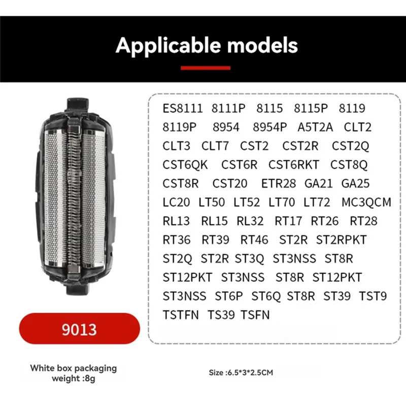 【تخفيضات سريعة!】ماكينة حلاقة كهربائية بديلة للرجال شفرة داخلية من الرقائق الخارجية لرؤوس الحلاقة باناسونيك ES9013 ES9087 9068 ES8111 #4